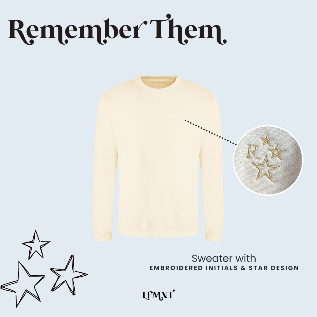 Remember Them Sweater - Cream