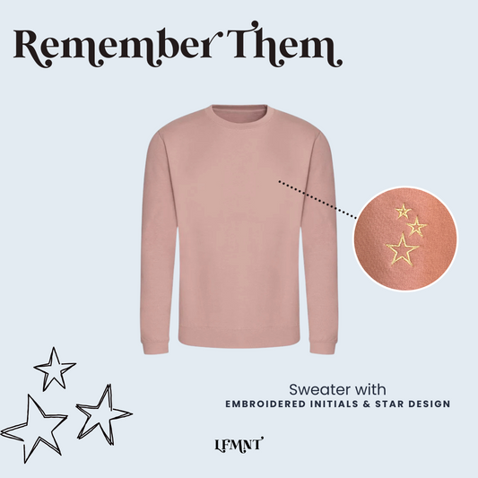 Remember Them Sweater - Dusty Pink